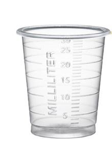 Lyfjastaup Eco glær 30ml, 90stk