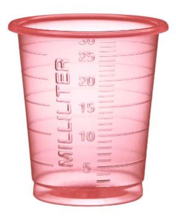 Lyfjastaup Eco rauð 30ml, 90stk