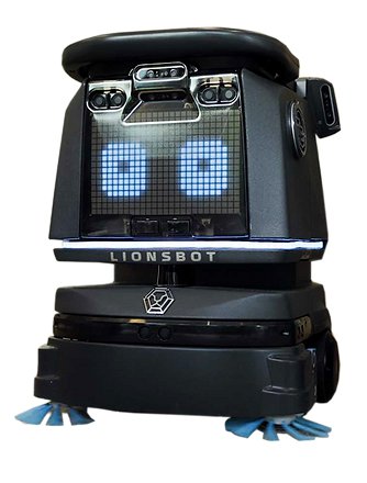 Lionsbot R3 Vac ryksuguþjarkur með hleðsludokku