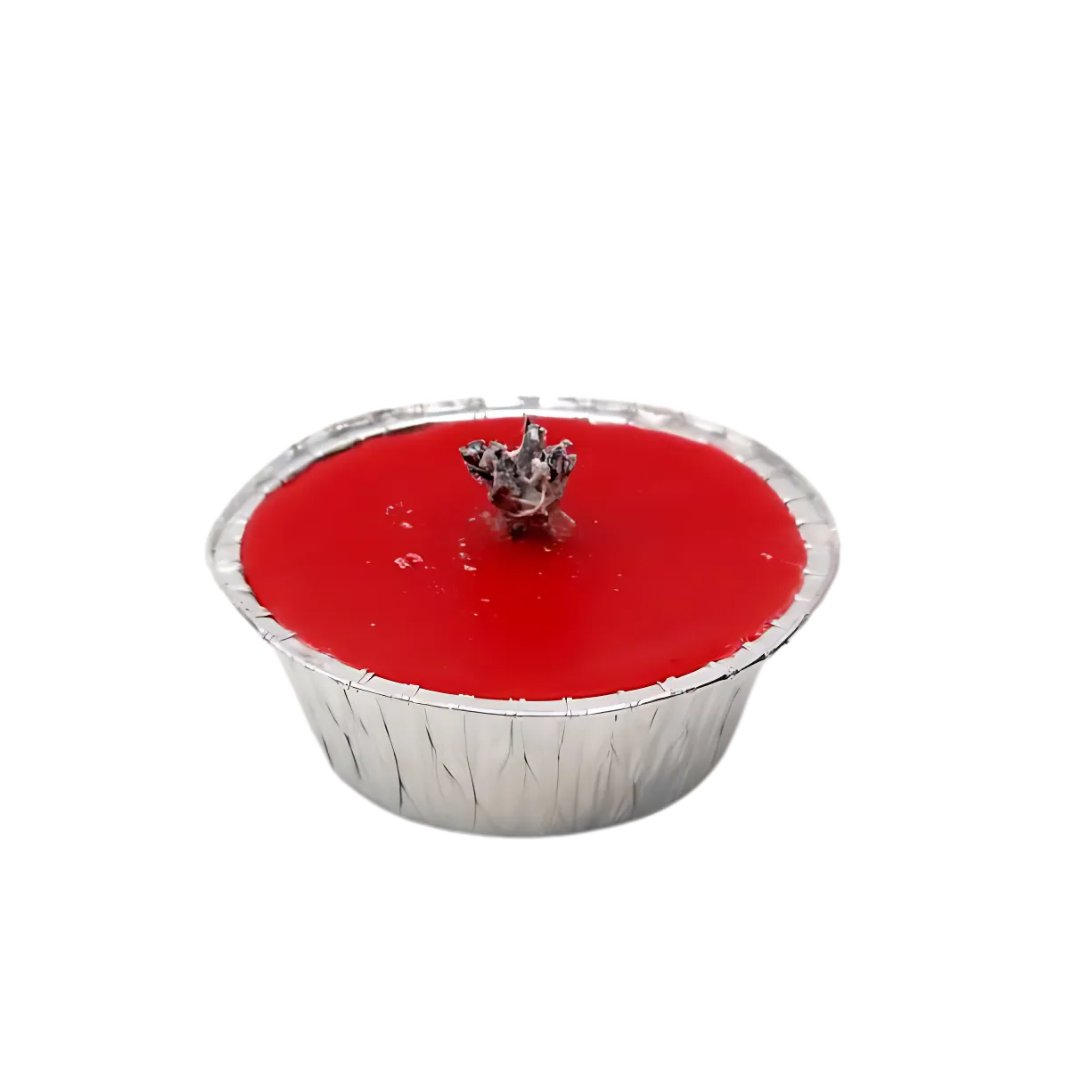 Heimaey útikerti rautt 6 tíma