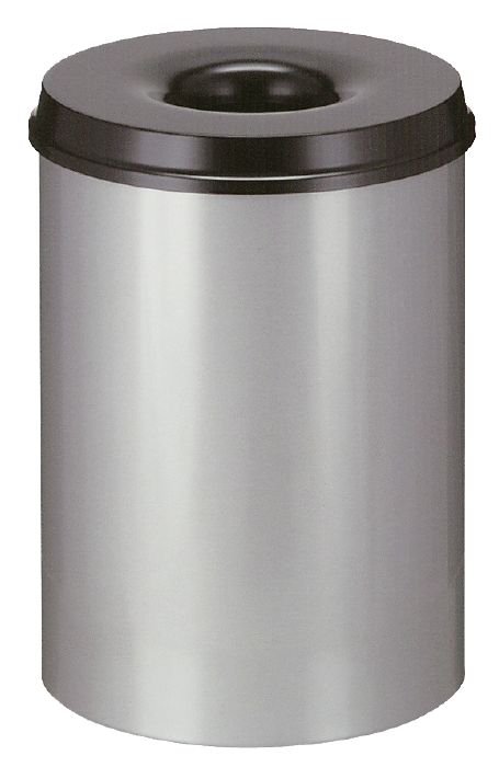 Eldvarnarfata 30l, grá/svört