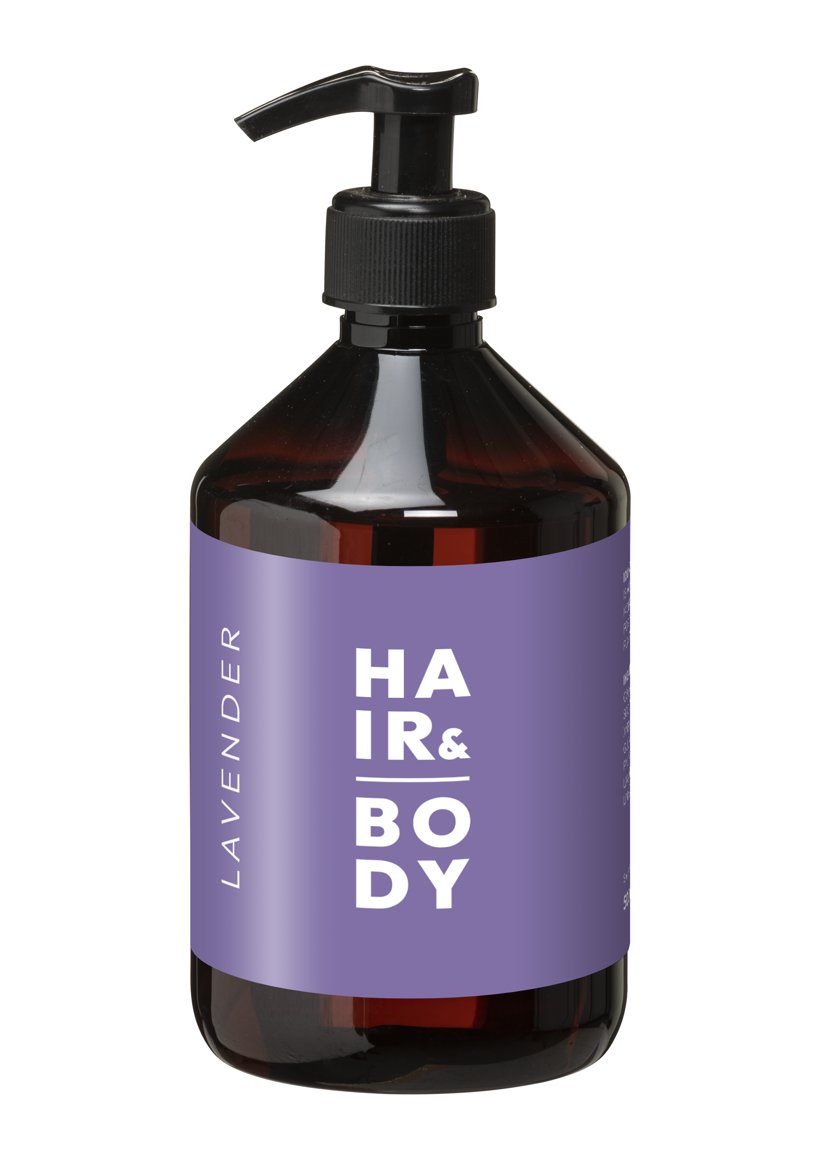 Hár og líkamssápa lavender 500ml