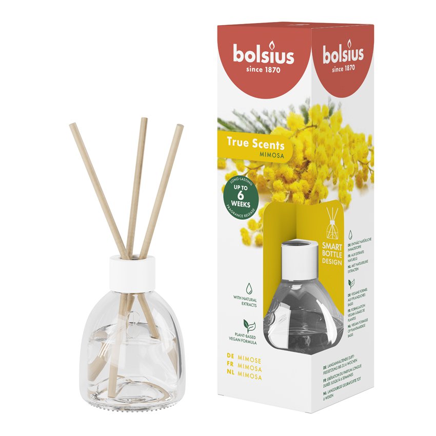 Bolsius ilmgjafi True scents reyr mimosa 60ml