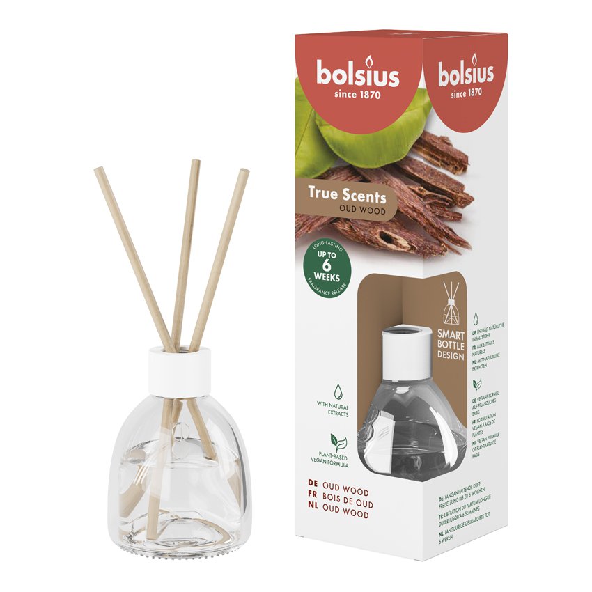 Bolsius ilmgjafi True scents reyr oud wood 60ml