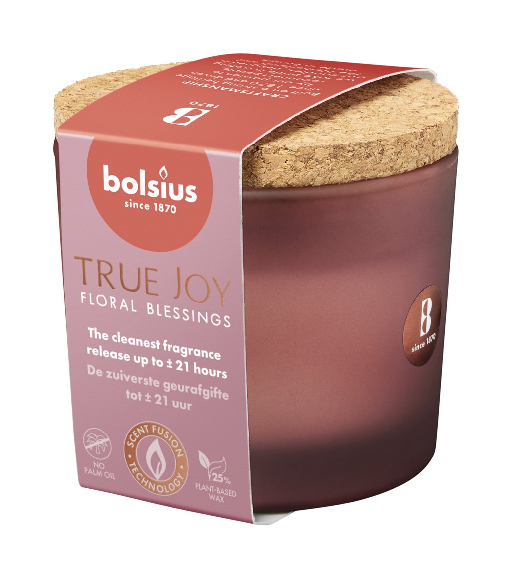 Bolsius ilmkerti True joy í glasi Floral blessings