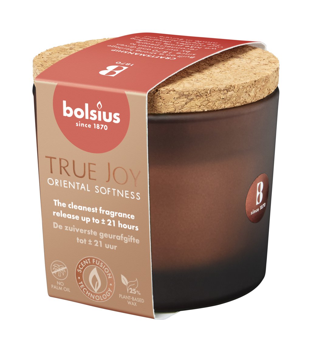 Bolsius ilmkerti True joy í glasi Oriental softness 