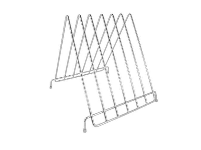 Skurðarbretta rekki stál f/6stk