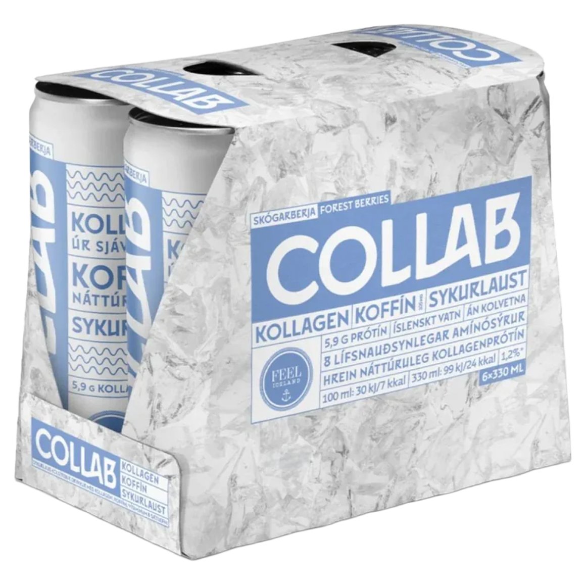 Dosir Collab skógarberja 6x33 cl dósir