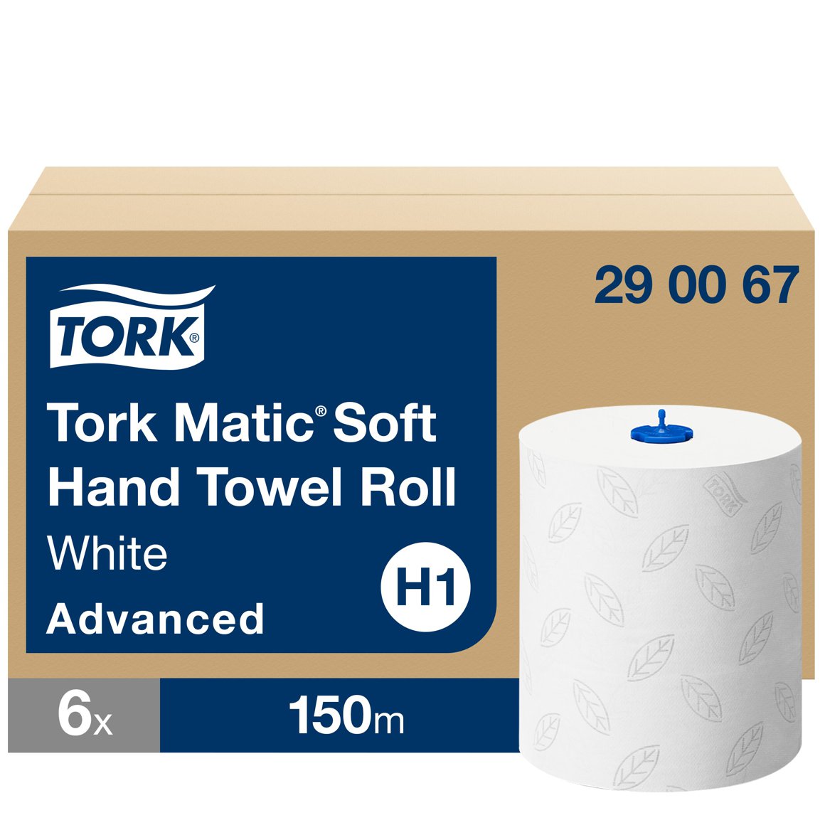 Tork Matic® handþ. mjúkar 21cm 150m 6rl E H1
