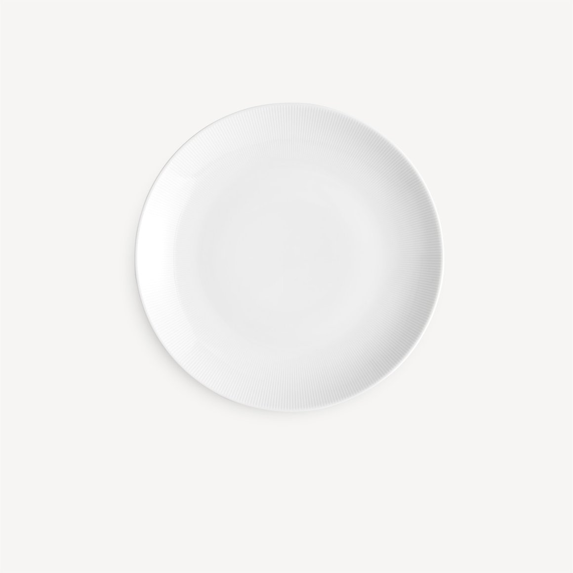 Eventail diskur hvítur 28cm