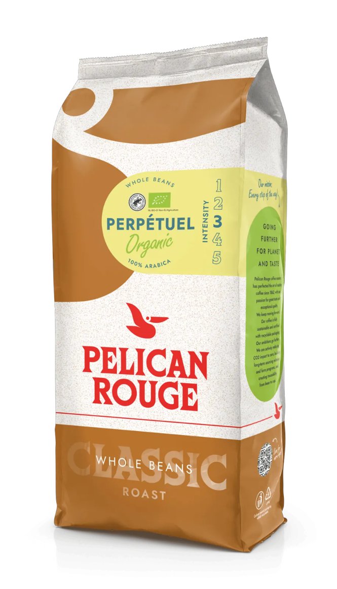 Pelican Rouge kaffibaunir Perpetuel organic 1kg