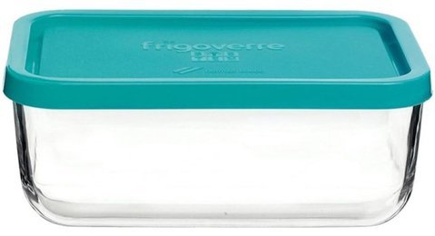 Frigoverre matvælabox gler með loki 21x13cm