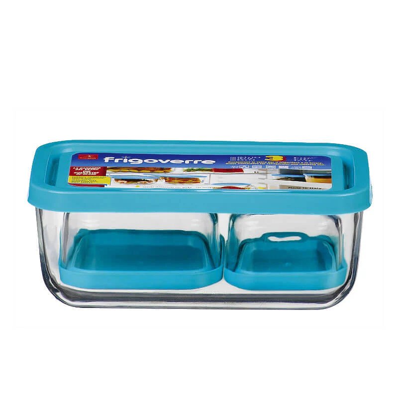 Frigoverre matvælabox 3stk gler með loki Compact