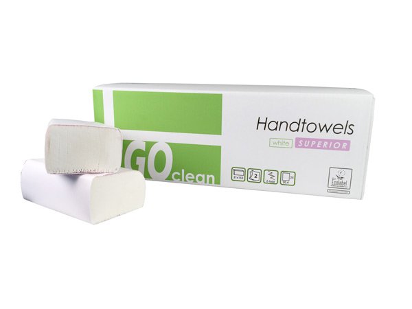 Go Clean handþ Z-Fold 2l. hvítur 3210stk E H2
