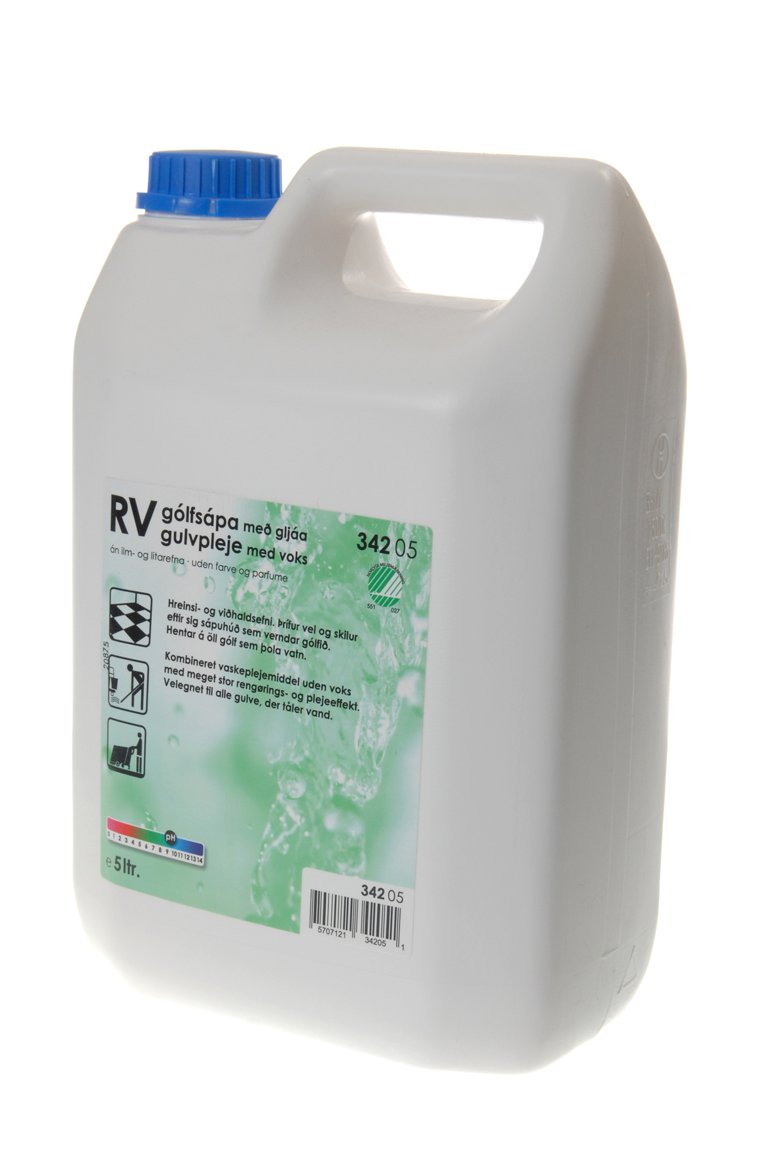 RV gólfsápa S 5l m. gl.án ilm