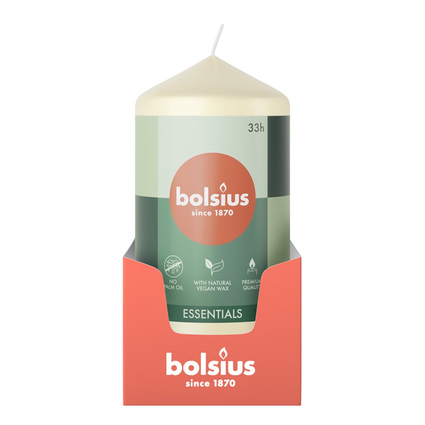 Bolsius kerti Soft pearl 12x6cm