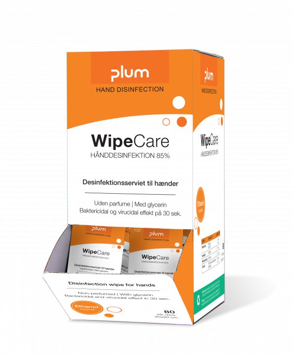 Plum sótthreinsiklútar fyrir hendur 85% 80 stk