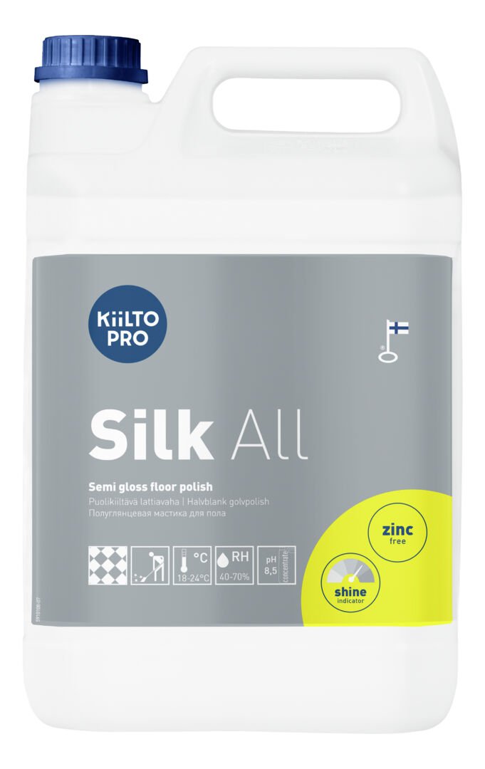 Kiilto Silk All gólfbón, 5l
