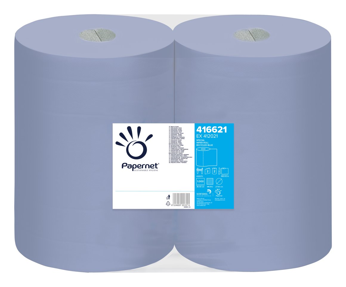Papernet V-Þurrkur bláar 2l 360m