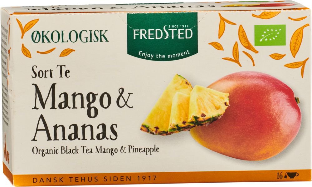 Fredsted te organic Mango&ananas 16stk