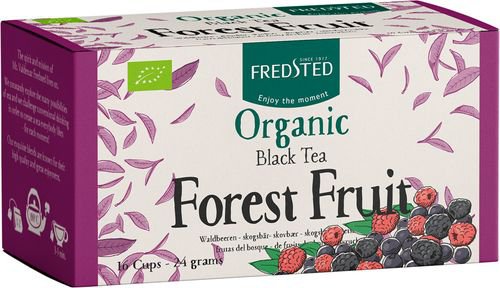 Fredsted te organic skógarberja 16stk