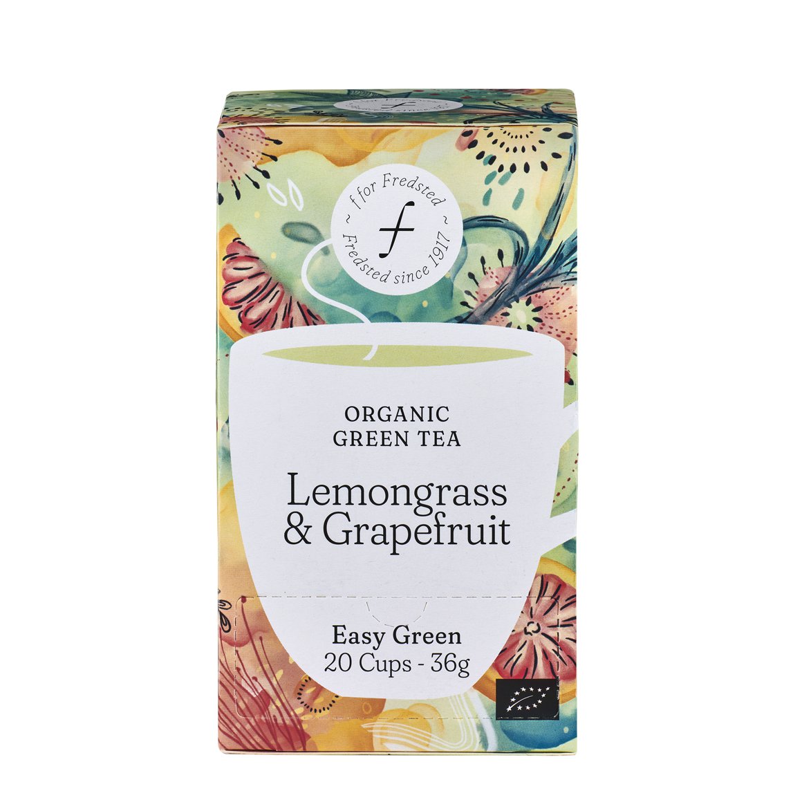 Fredsted te organic sítrónugras&grape 20stk