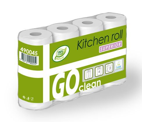 Go Clean eldhúsrúllur 2l, 32 rúllur