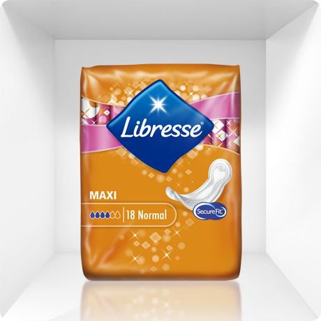 Dömub. Libresse Maxi Normal, 18stk