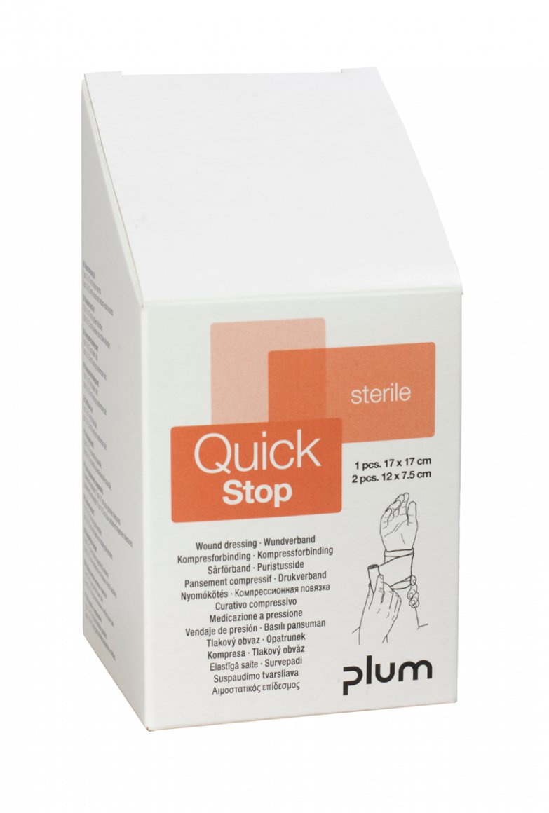 Plum QuickStop þrýstiumbúðir 3stk