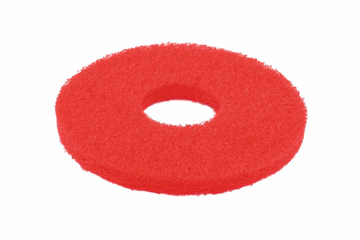 Wetrok vélap Bolero/Spin BeFree, Ø18cm, rauð, 5stk