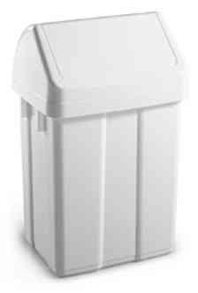 Filmop fata með veltiloki 12l hvít