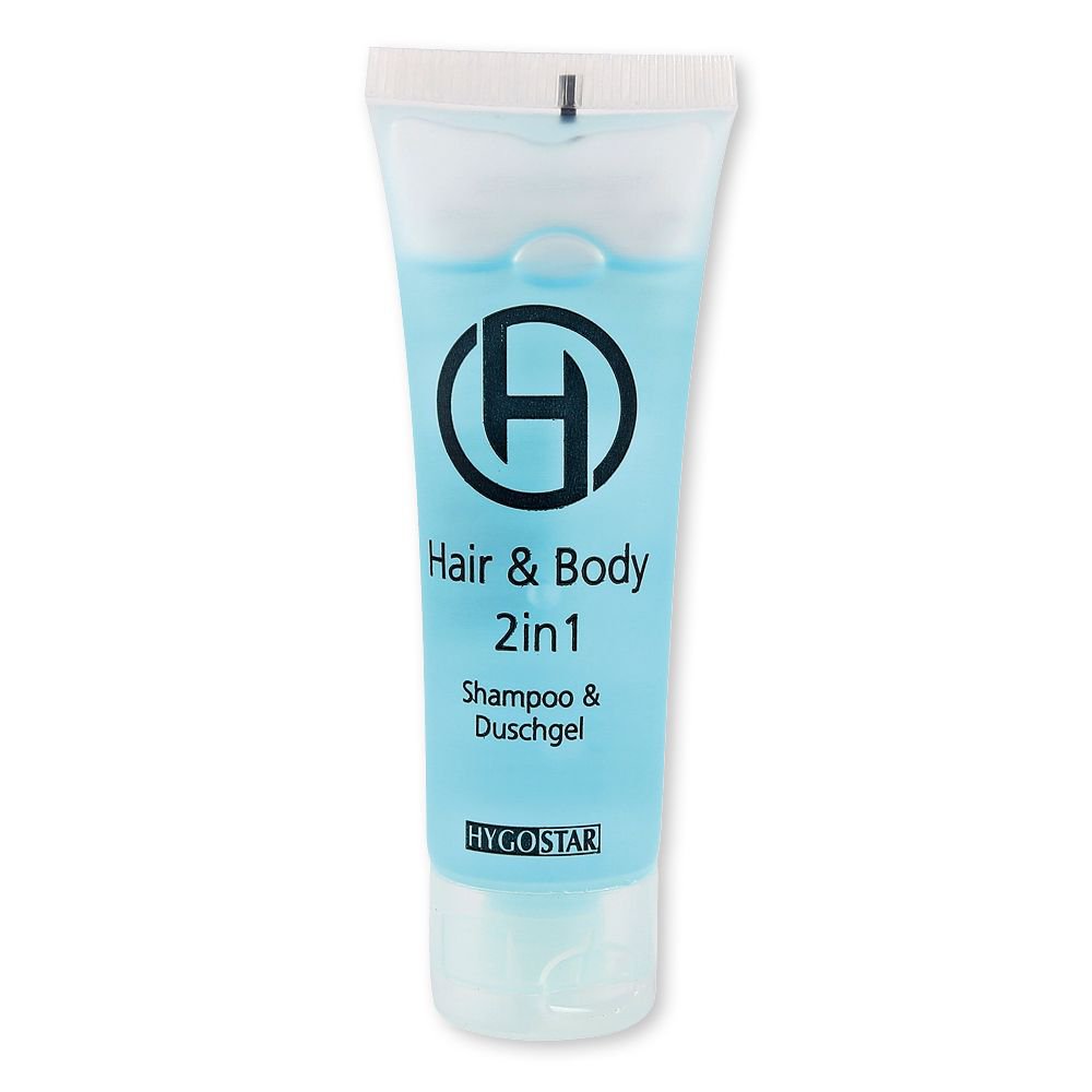 Hygostar hótel húð og hársápa 30 ml 50 stk
