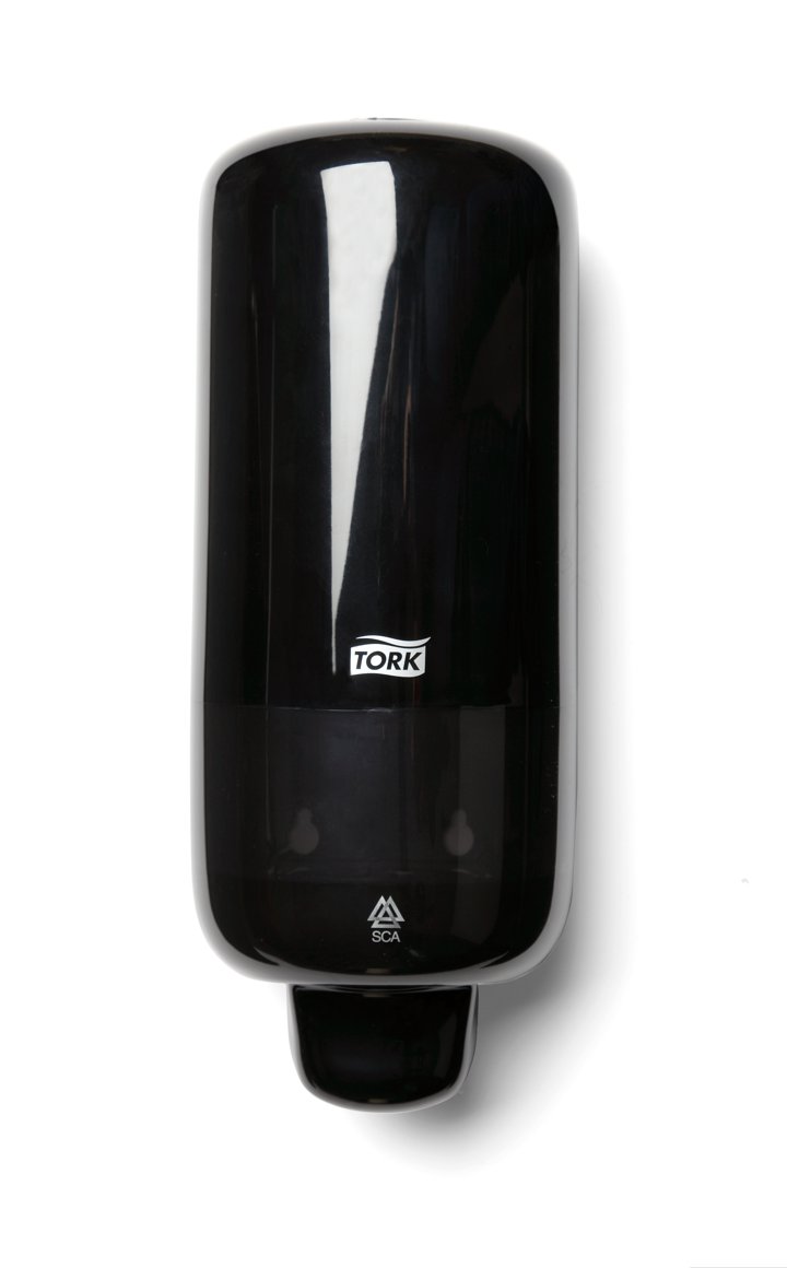 Tork sápu- og handsprittskammtari svartur S4