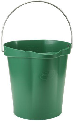 Vikan fata 12 lítra dökk græn