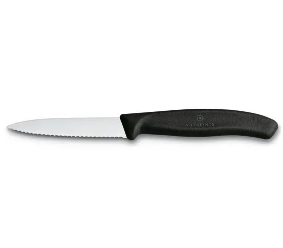 Victorinox grænmetishnífar 8cm svartir, 2stk