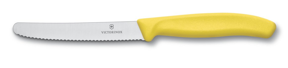 Victorinox borðhnífar 11cm gulir, 2stk