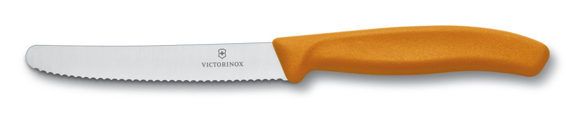 Victorinox borðhnífar 11cm orange, 2stk