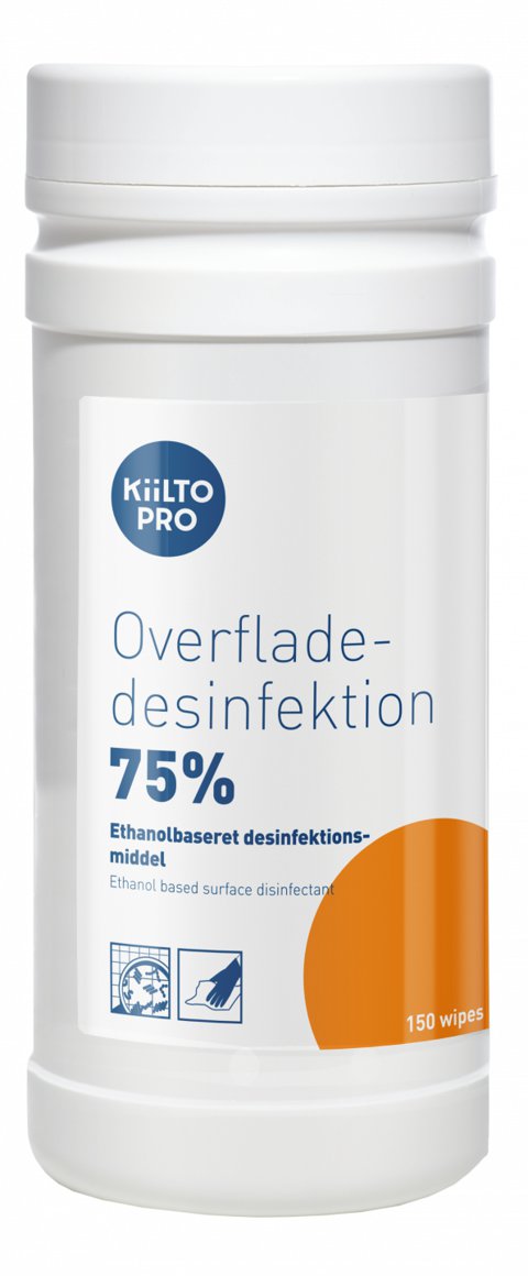 Kiilto Pro sótthreinsiklútar fyrir yfirborð 150 stk