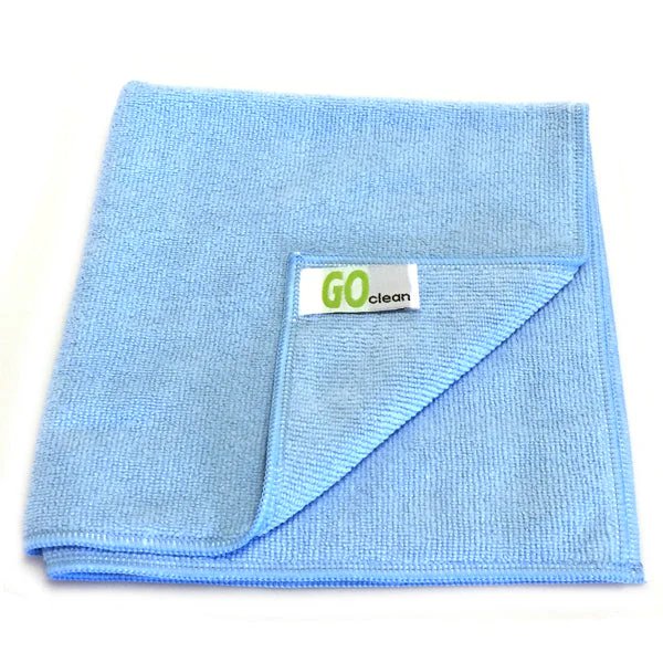 Go Clean örtrefjaklútur 32x32, blár 10stk.