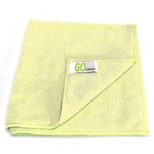 Go Clean örtrefjaklútur 32x32, gulur 10stk