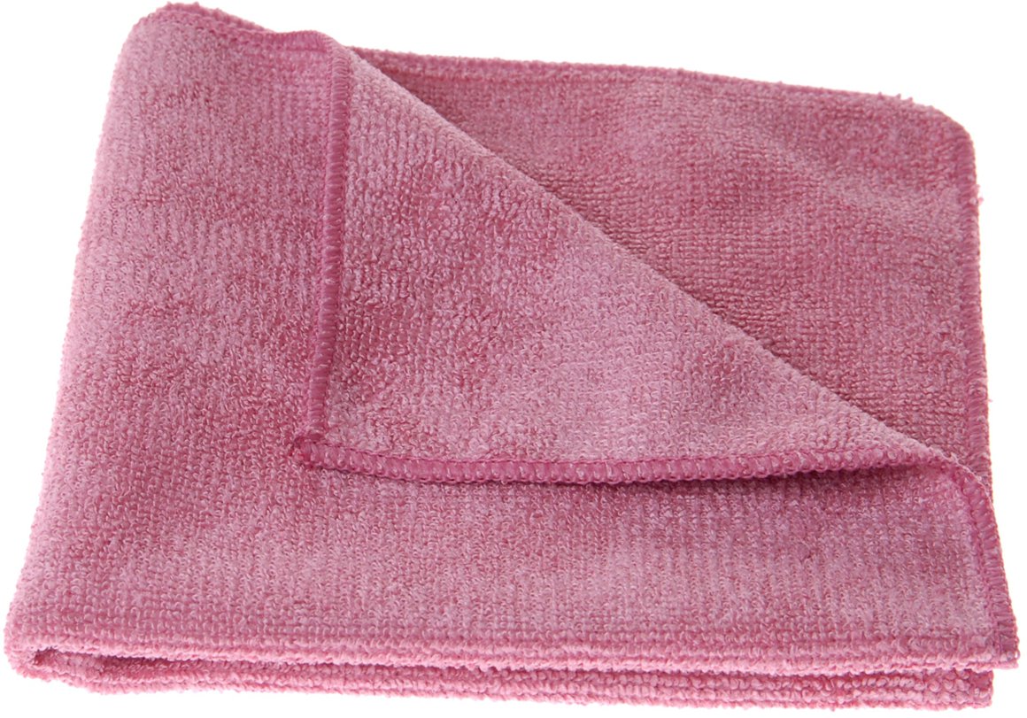 RV örtrefjaklútur 32x33 rauður, 5stk