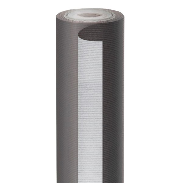 Gjafapappír svartur/silfur 70cmx50m