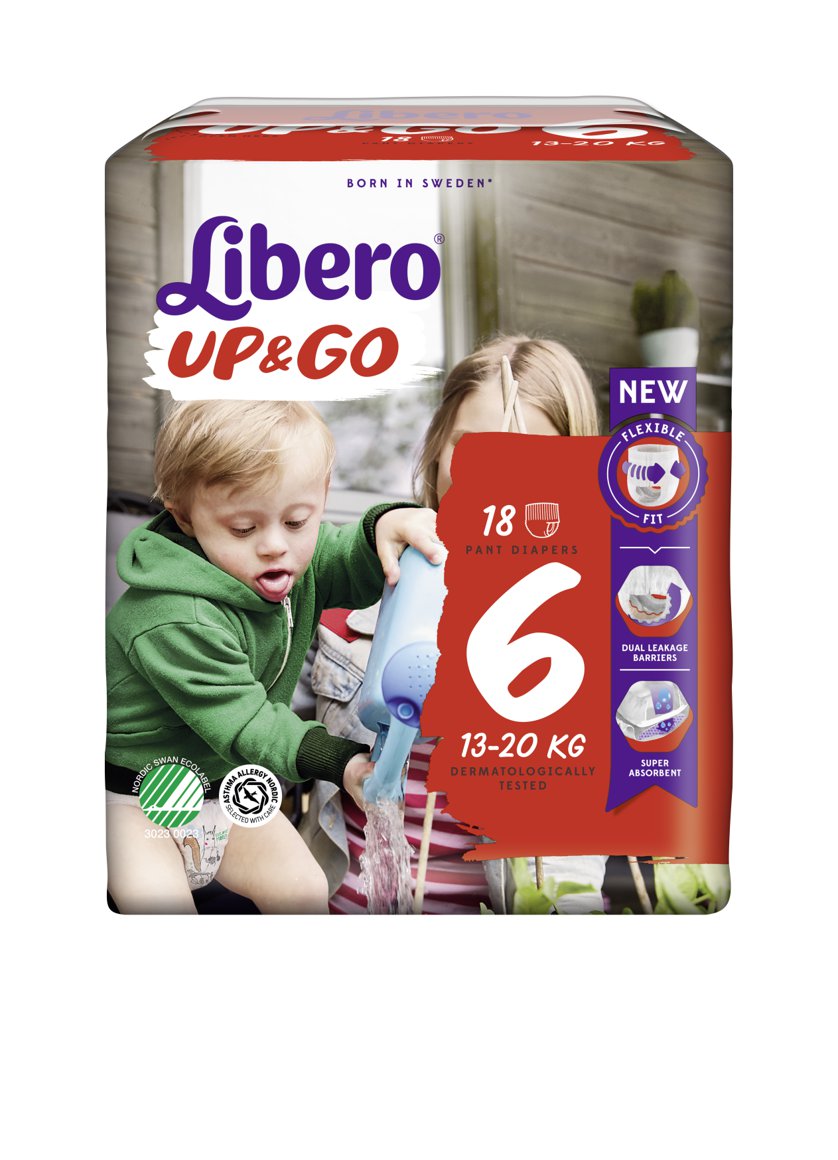 Libero 6 Up&Go S (S2) 18 pcs, 13-20kg