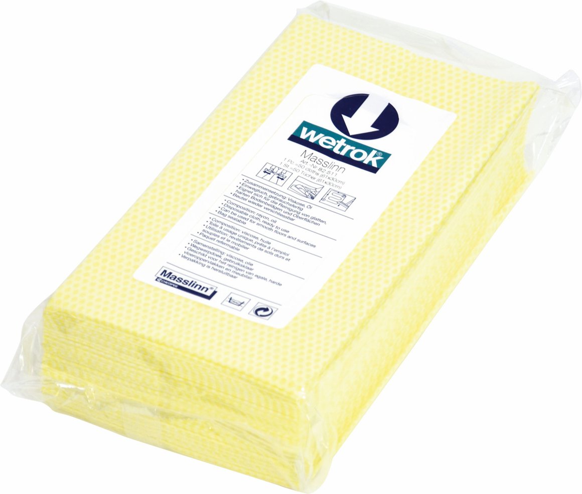 Wetrok rykmoppa Masslinn Yellow m/olíu, 61x 30cm, 