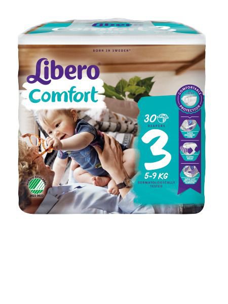 Libero 3 Comfort, 5-9kg 30stk (6ík)