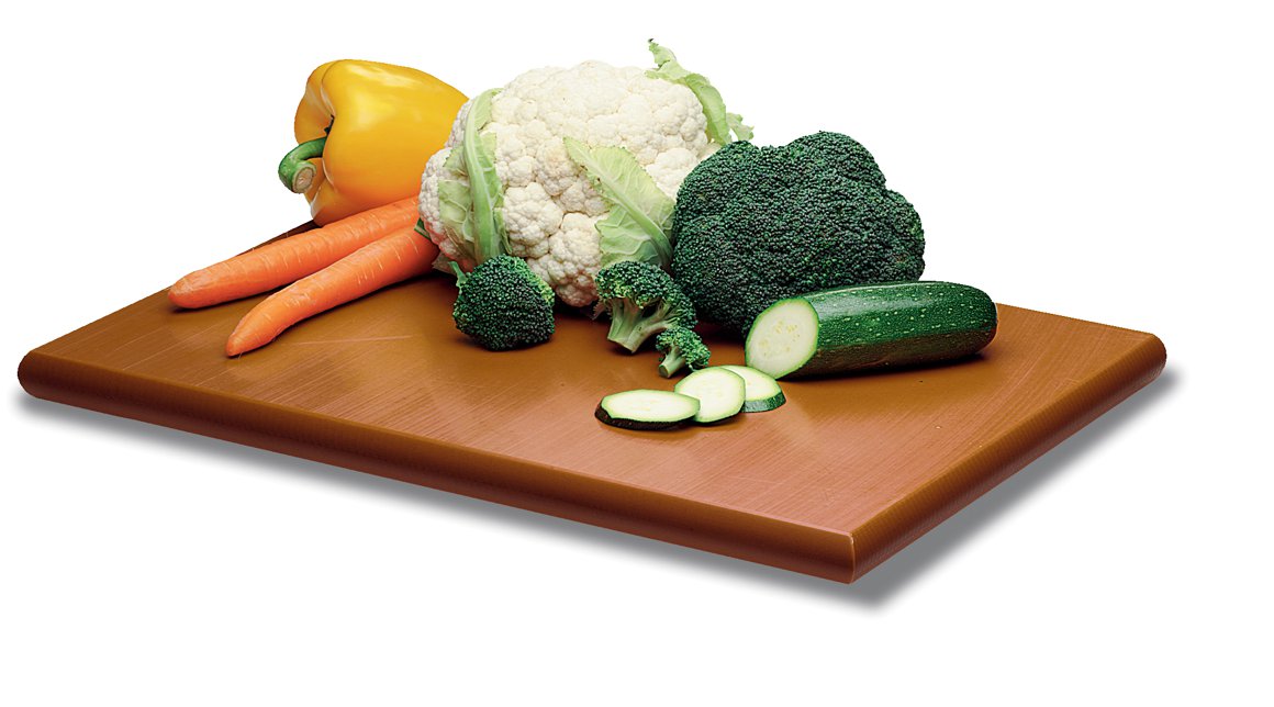 Skurðarbretti 45x30x1,2cm Brúnt