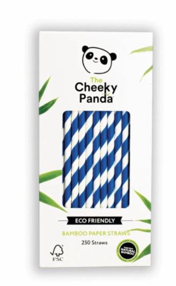 The Cheeky Panda bambus sogrör 6mm bl. 250 stk