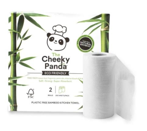 The Cheeky Panda bambus eldhúsrúllur 2pk