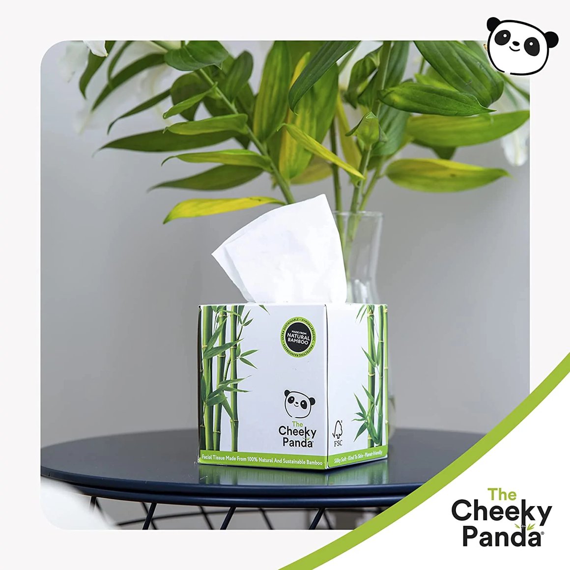 The Cheeky Panda bambus tissue box 56stk