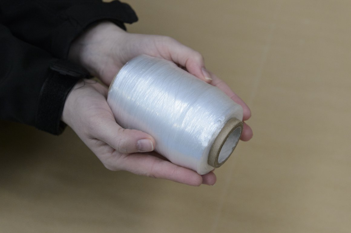 Handstrekkifilma 10cm x 300m - Endurunnið plast